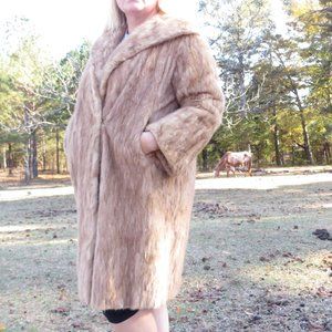 Vintage Mackenzie Furs size medium mink fur long